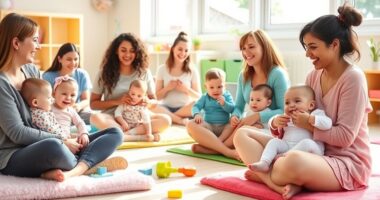 parent baby social classes