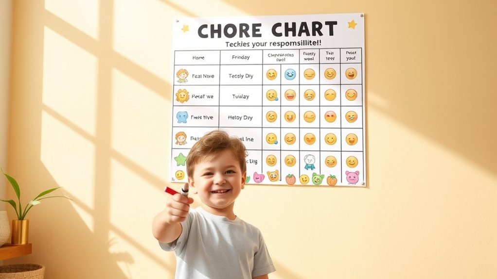 rewarding chores with visuals