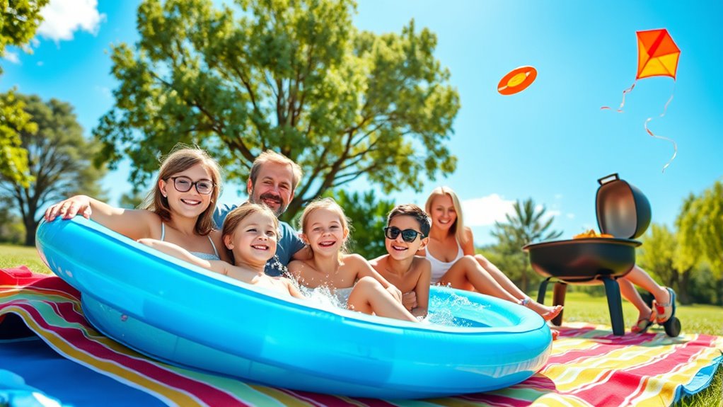 summer outdoor adventures and water fun