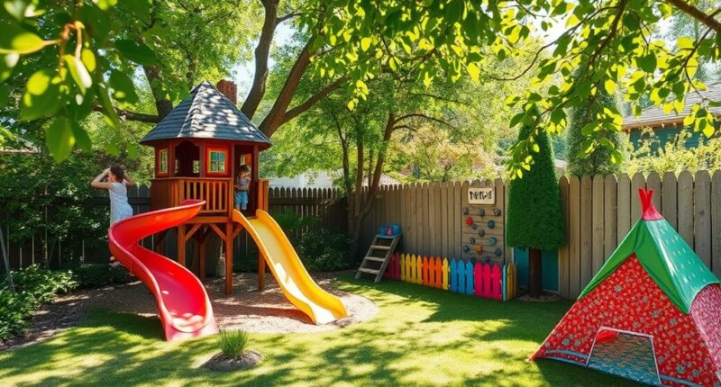 transforming yards into playlands