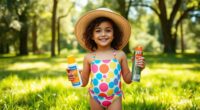 child safe sun and bug protection