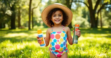 child safe sun and bug protection