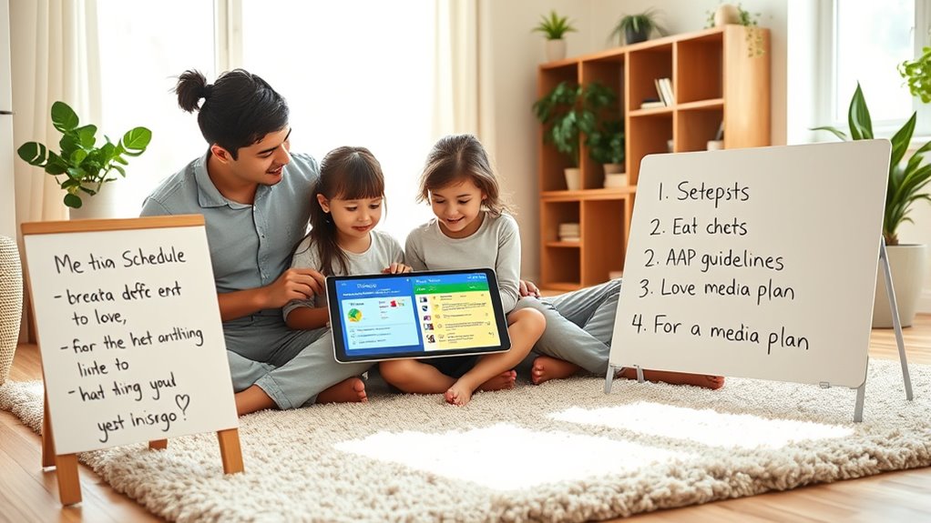 create family media boundaries