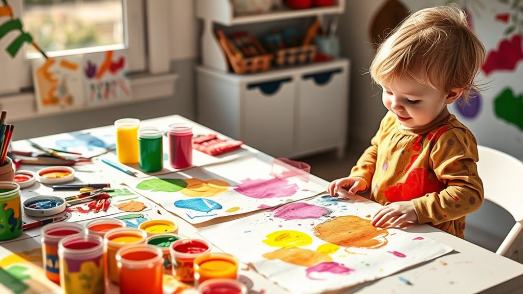 emphasize process sensory exploration