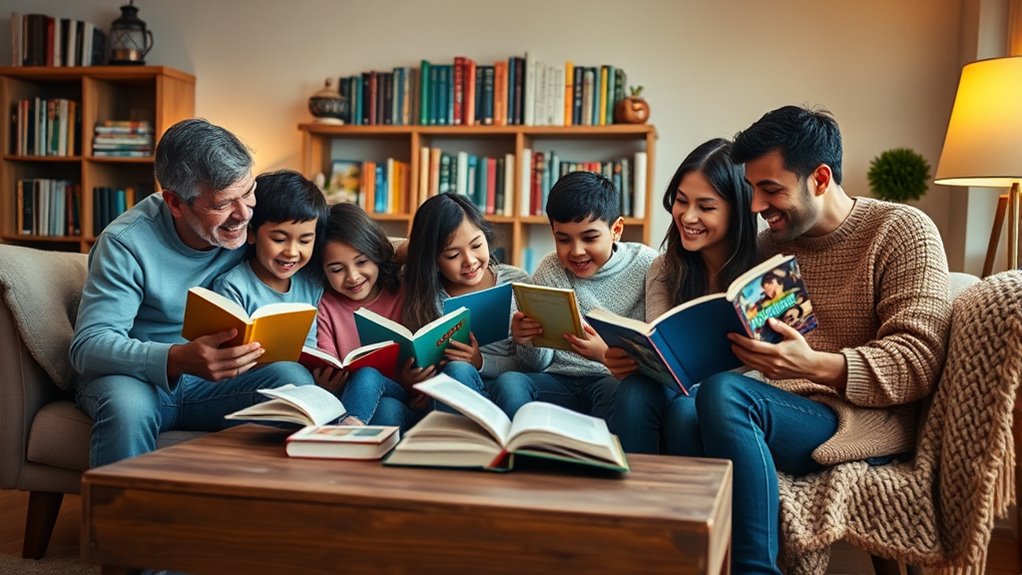 family reading fosters bonding