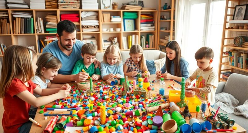 family reuse art night