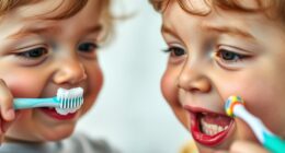 gentle brushing for children