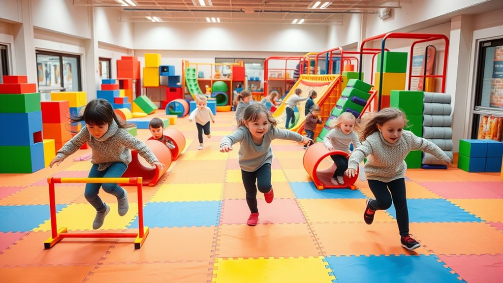 indoor obstacle course safety