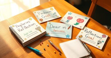 kids new year reflection tools