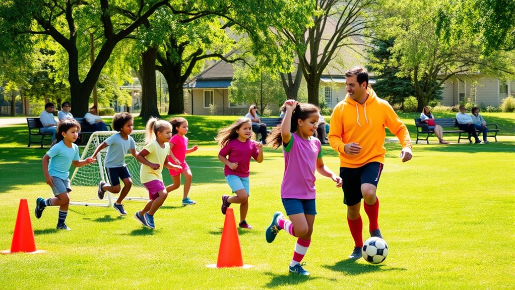 kids outdoor creative development