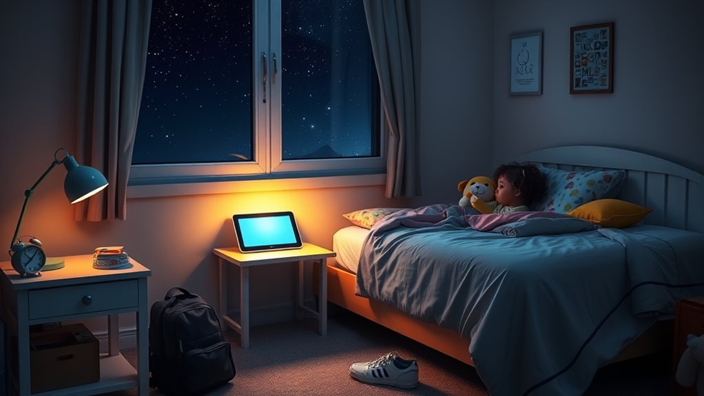 organized night and morning routines