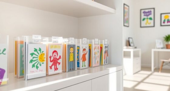 organizing children s artwork efficiently