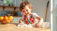 toddler chore practical skills