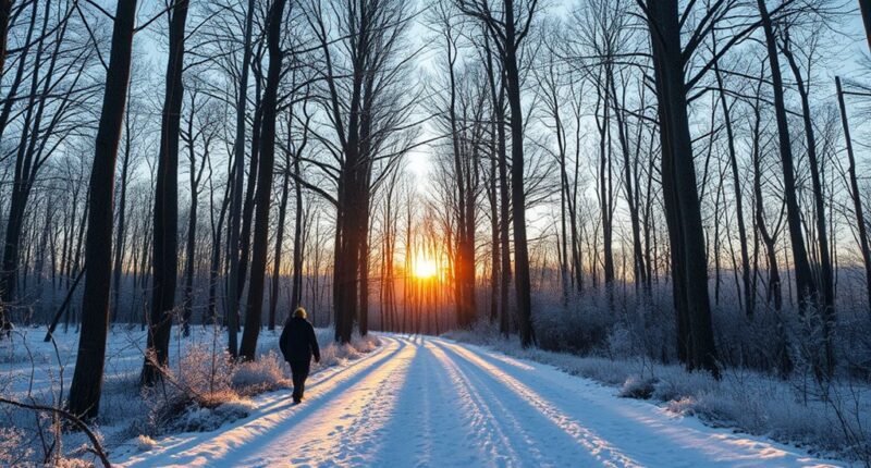 winter solstice light shadow