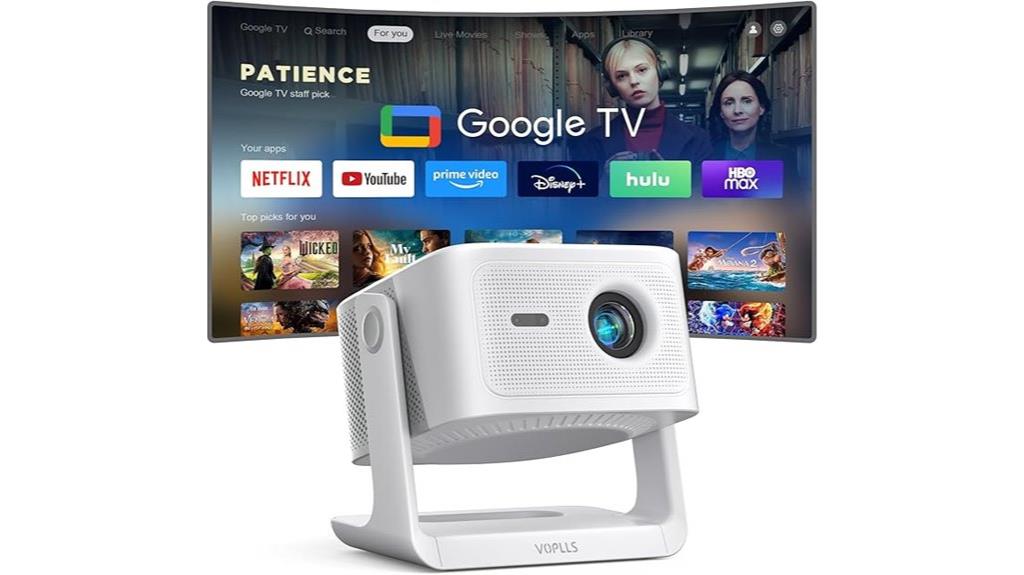 4k smart projector features