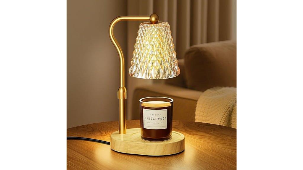 adjustable candle heating lamp