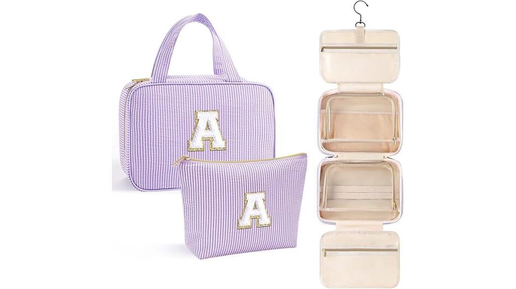 christmas themed toiletry bag