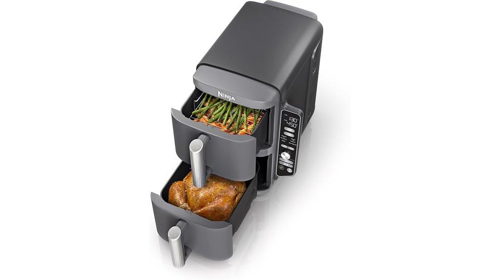 large dual basket fryer
