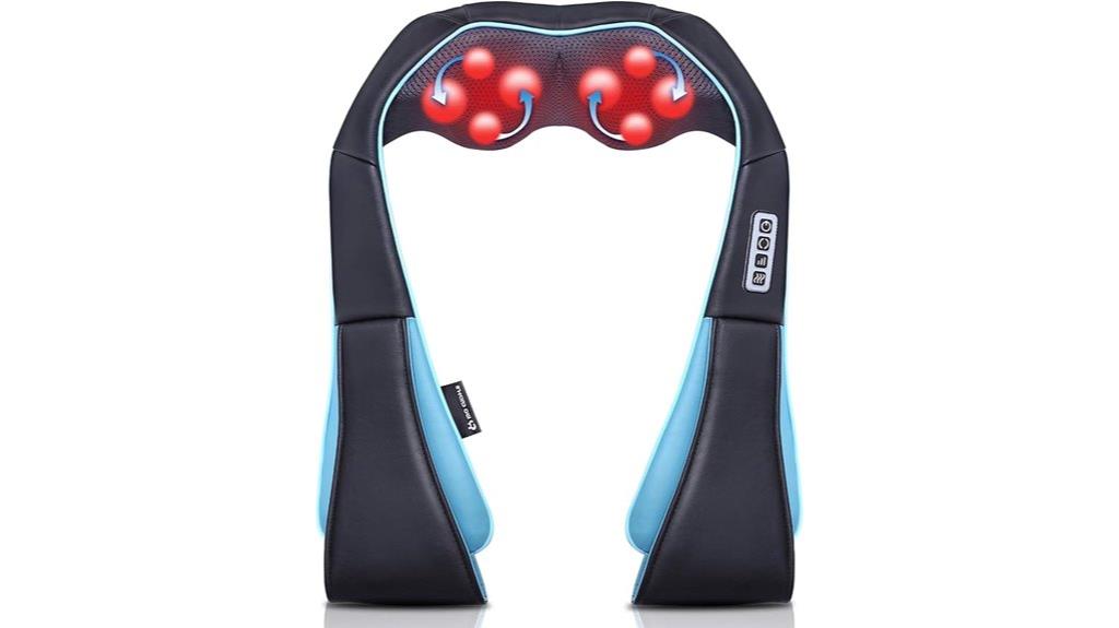 neck shoulder massager heat