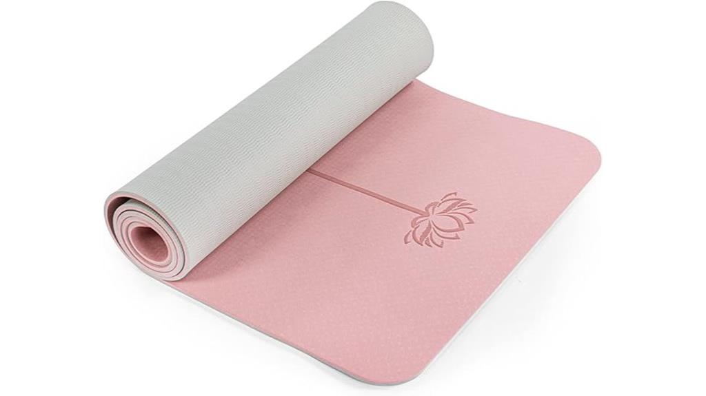 non slip pilates mat with sling