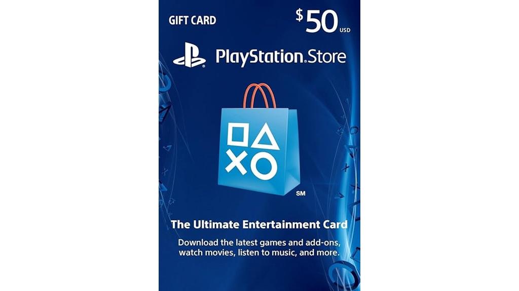 playstation network gift card