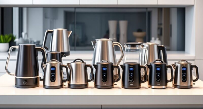 top electric kettles with temperature control
