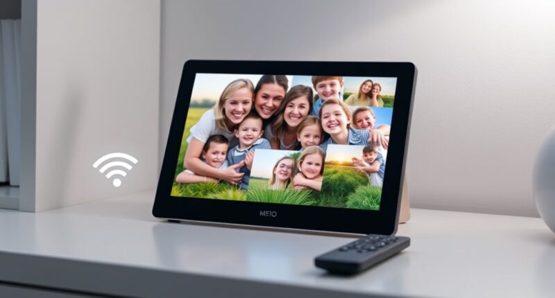 top email enabled digital frames