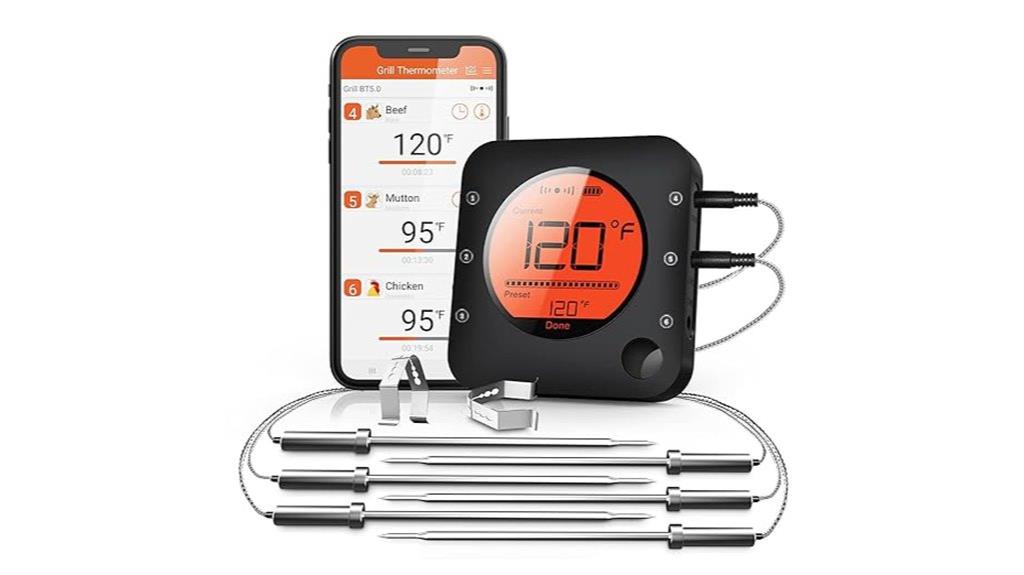 wireless thermometer with probes
