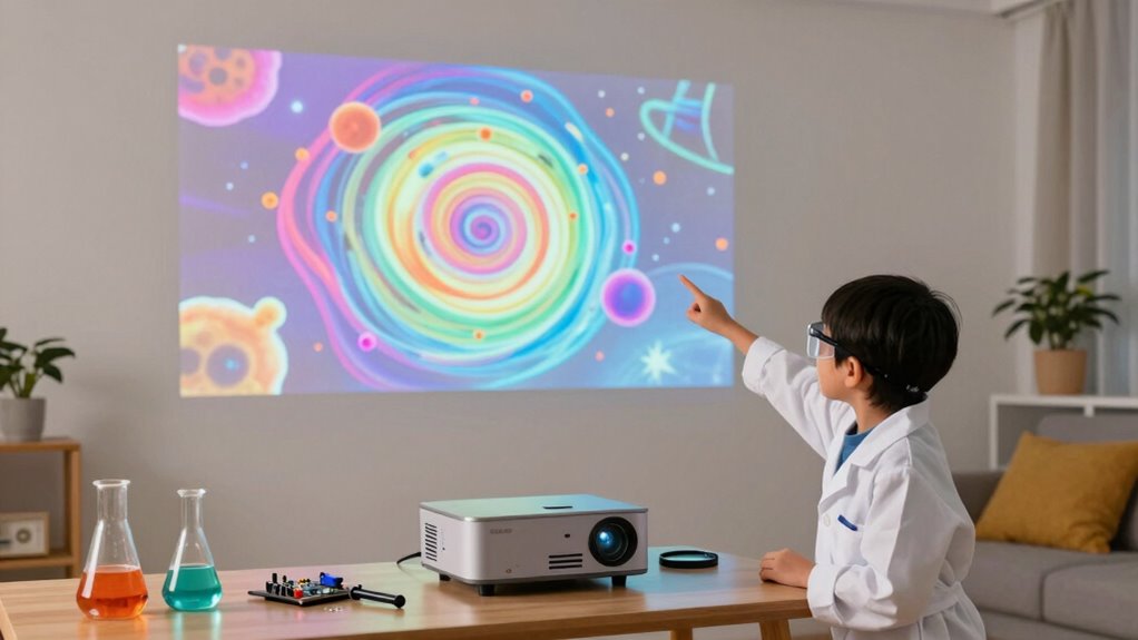 adjust projector for clarity