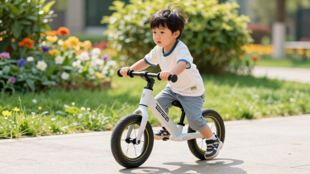 balance before pedaling progression