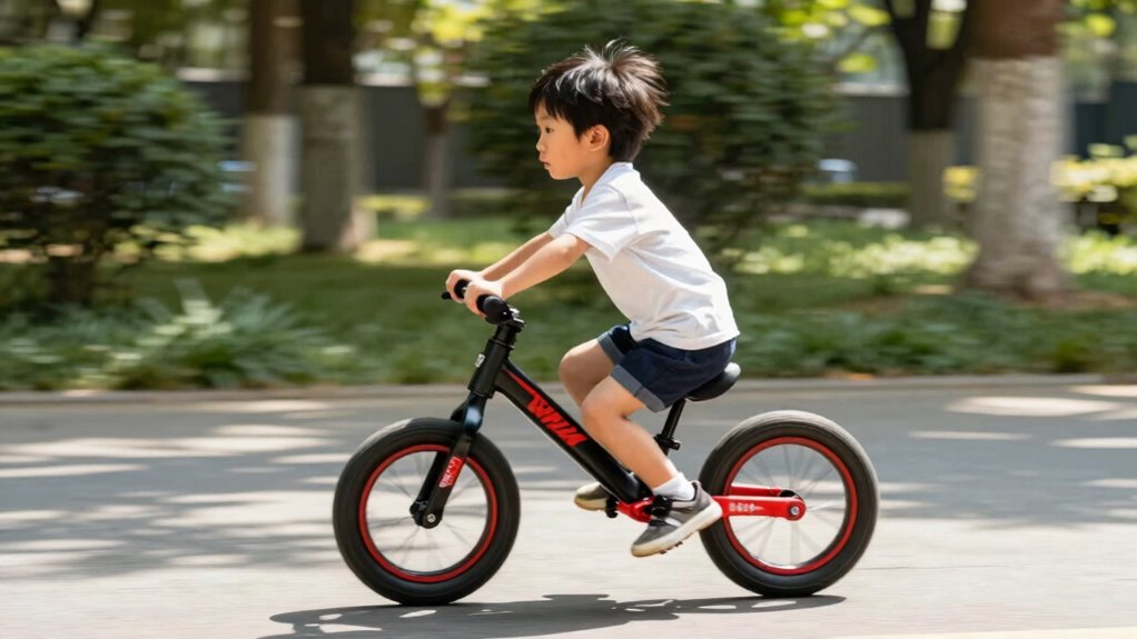 balance builds pedaling confidence