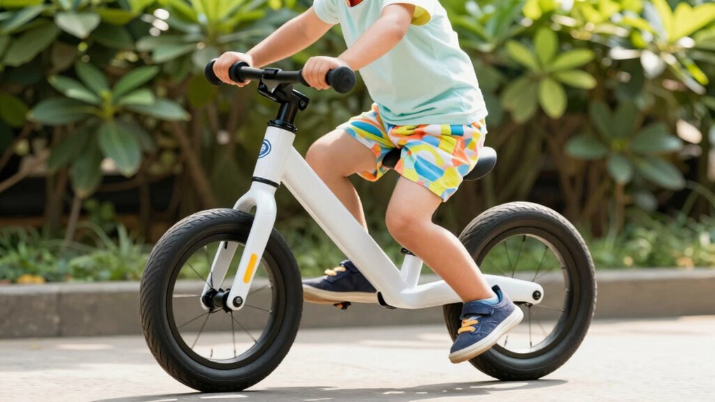 balance builds pedaling speed