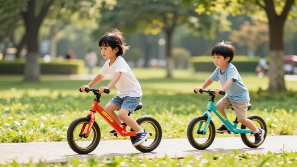 balance enhances pedaling speed