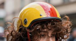 big hair helmet fit