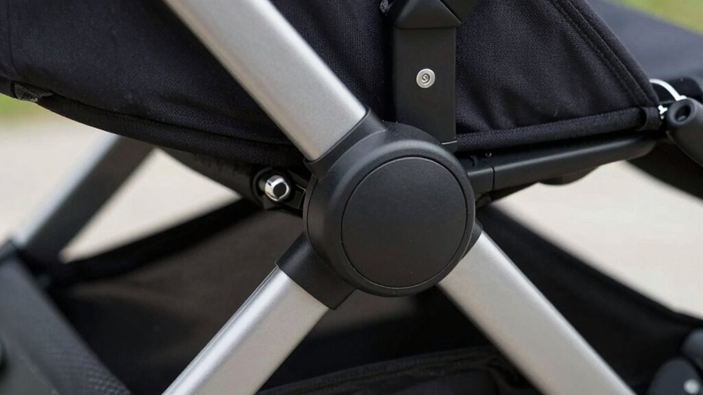 check stroller wheel lock