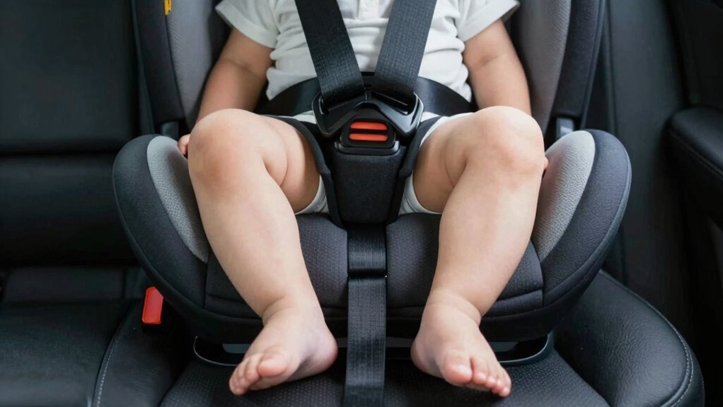child ready for seat belt