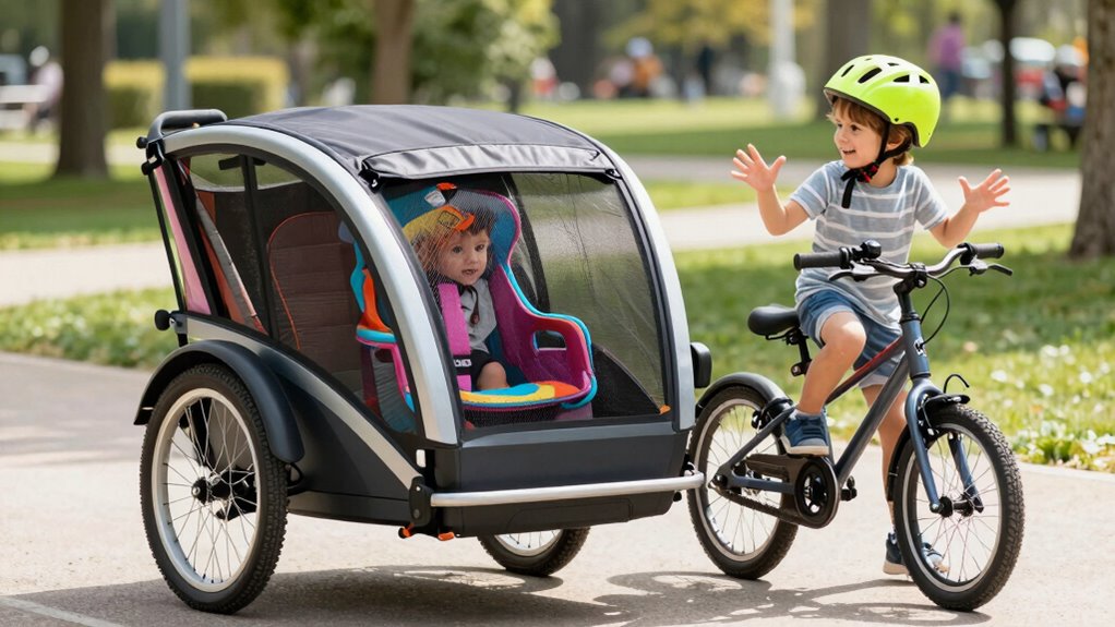 choose trailer or seat