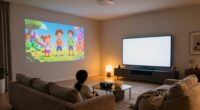 comparing projector and tv