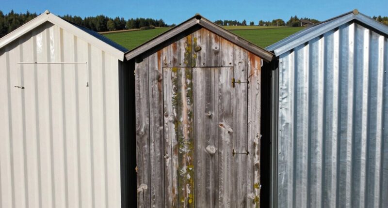 durable shed material comparison