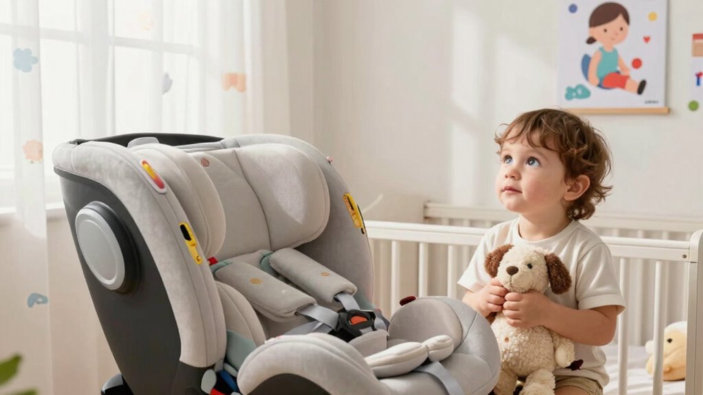 early forward facing increases injuries