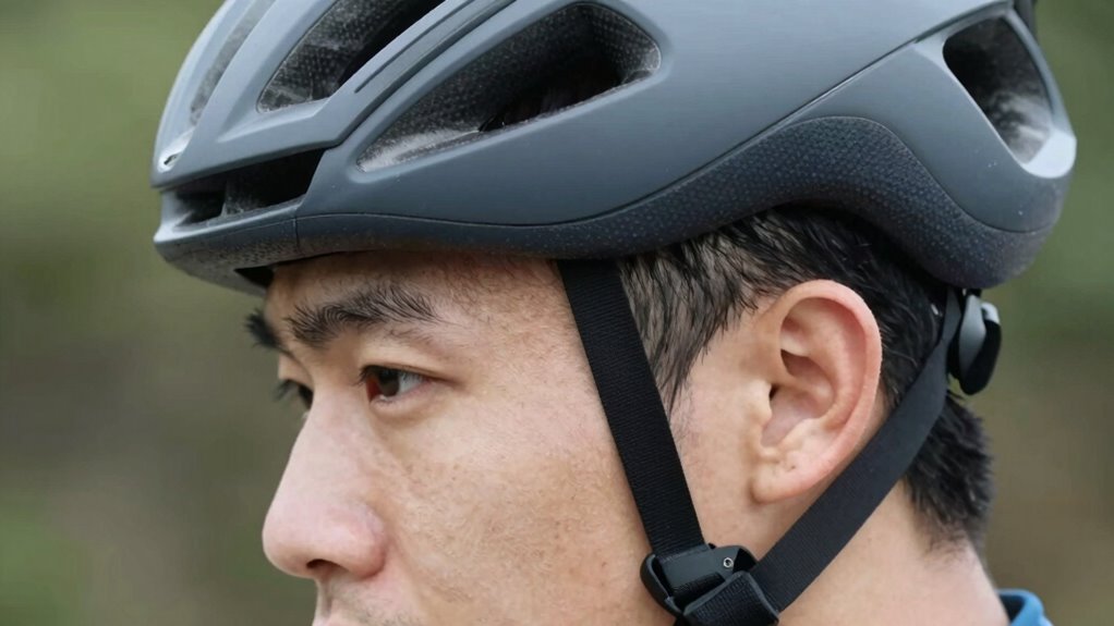 ensure helmet fits snugly