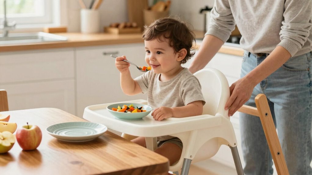 establish predictable mealtime routines