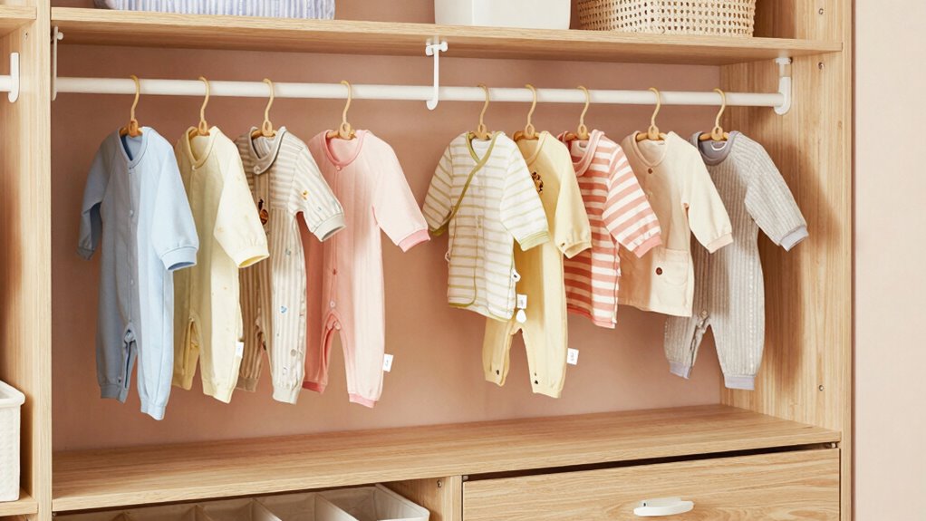 flexible adjustable nursery storage