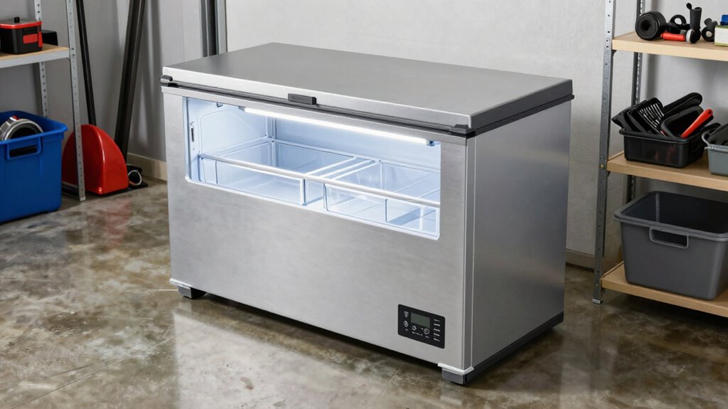 garage freezer selection tips