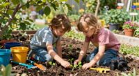 gardening builds kids skills