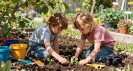 gardening builds kids skills