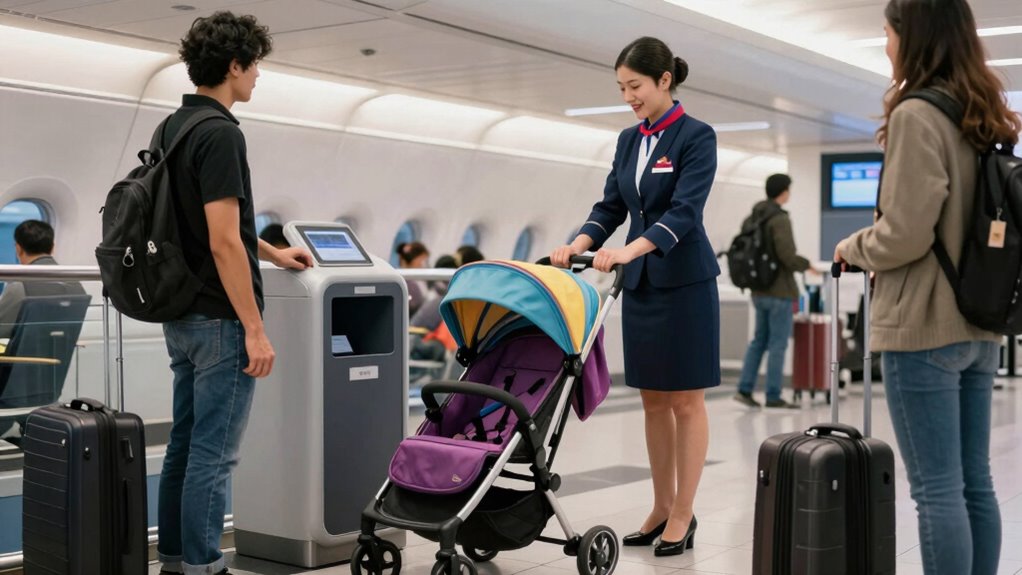 gate checked stroller expectations and tips