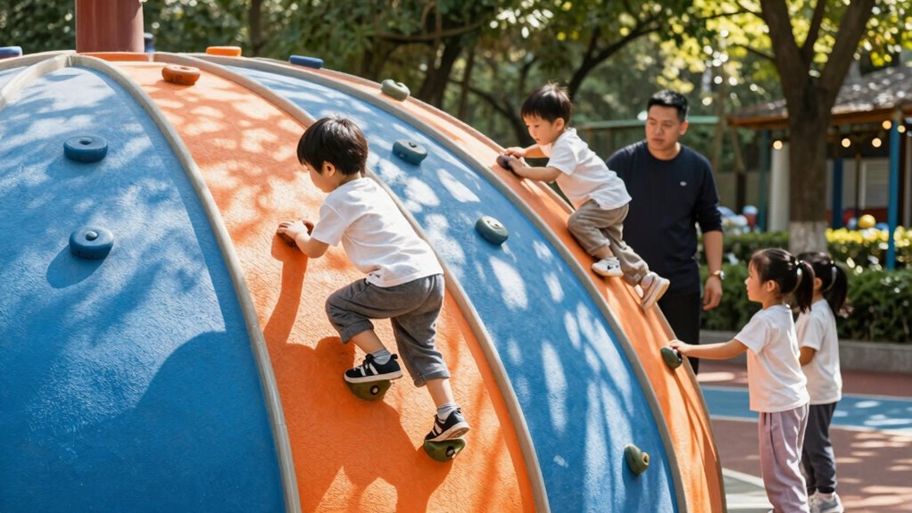 gradually increase climbing challenges