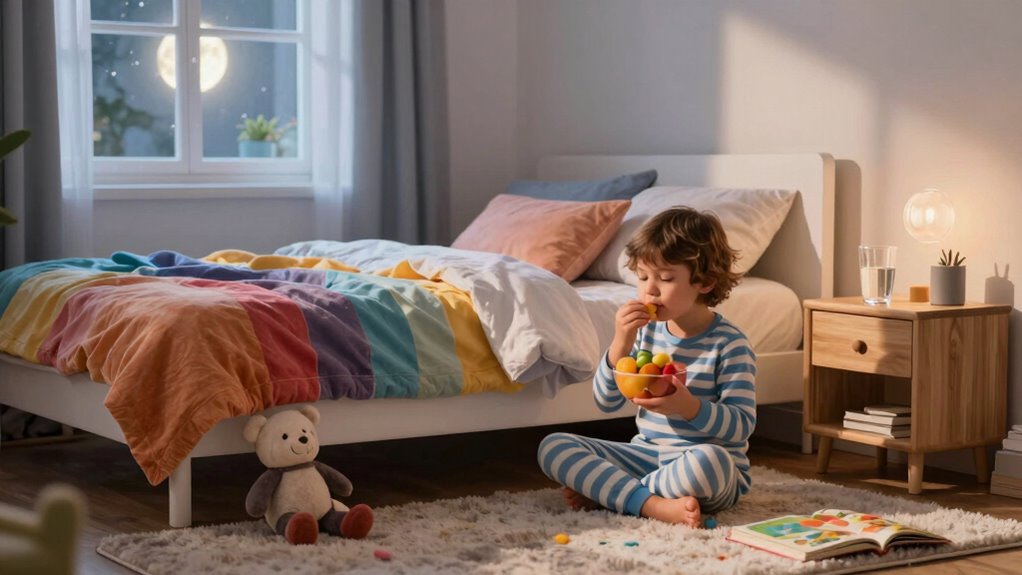 healthy snacks and active play