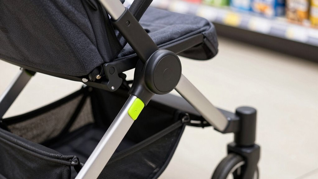 identify stroller safety features